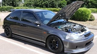 B18C6 EK4 Review  Track Ready Civic with ITBs  PerformanceCars [upl. by Fennie913]