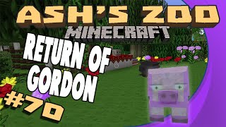 Minecraft Ashs Zoo  70  Return of Gordon [upl. by Ierbua]