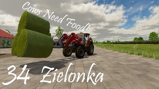 Zielonka  COWS NEED FOOD  E34  Farming Simulator 22  FS22 [upl. by Henrik763]