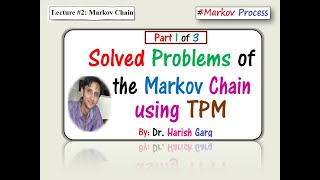 Lecture 2 Solved Problems of the Markov Chain using TRANSITION PROBABILITY MATRIX Part 1 of 3 [upl. by Aicilf]