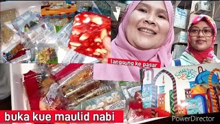 ALHAMDULILLAH DIKASIH KUE MAULID NABI DAN LANGSUNG KEPASAR BESAMA BUNDA NASWI [upl. by Aliam84]