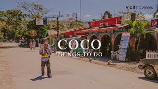 4K Tour PLAYAS DEL COCO AT NIGHT 🌴 Walk The Main Strip  Beach tourism costarica travelvlog [upl. by Bernardina]