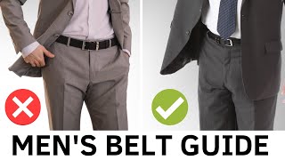 The Ultimate Mens Belt Guide  Size Material and Style [upl. by Chilt518]