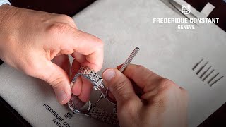 Changing the strap or bracelet of your Frederique Constant watch [upl. by Eelidnarb]