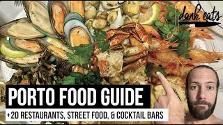 Best Food in Porto Top 20 Restaurants amp Bars  Authentic Portuguese Food Tour 🇵🇹 [upl. by Ainerbas902]