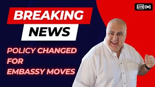 DV Lottery Greencard  IMPORTANT BREAKING NEWS Policy change for moving embassies [upl. by Hadsall]