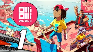 OlliOlli World  Gameplay Playthrough Part 1  No Commentary PS5 4K 60FPS [upl. by Ramonda]