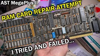 I got stuck trying to fix this 40 year old RAM card AST MegaPlus II [upl. by Beitch]