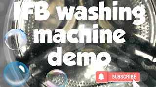 Ifb washing machine demo  ifb washing machine  ifb washing machine front load demo [upl. by Obeded]