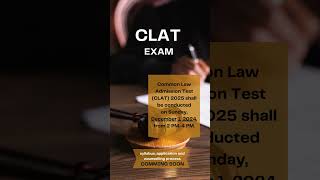 CLAT 2025 Exam Date Announced [upl. by Moran]