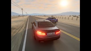 BMW M550i Cutting of  Beamng drive [upl. by Ellenid260]