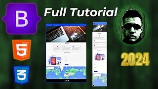 Bootstrap Full Crash Course  Bootstrap 5 Tutorial 2024 [upl. by Beatty588]