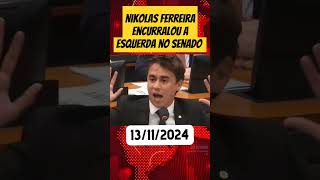 Nikolas Ferreira falou na cara dos esquerd4 no Senado brasileiro shorts [upl. by Salisbarry779]