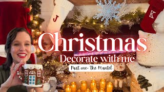 Christmas Mantel Magic Cozy amp Festive Decorating Ideas  Part 1 [upl. by Lubet527]