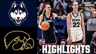 2024 Final Four UConn Huskies vs Iowa Hawkeyes  Full Game Highlights [upl. by Grissom]