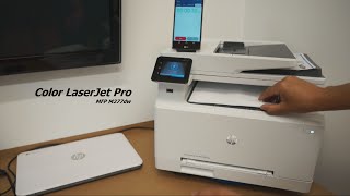 HP Printer  Color LaserJet Pro MFP M277dw Review [upl. by Akedijn]