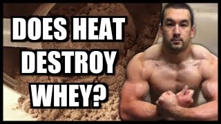 Cooking With Protein Powder Does Heat Destroy Whey [upl. by Airrehs]