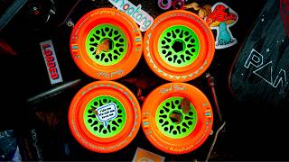 Orangatang Dad Bods 105mm Longboard Wheel Review [upl. by Claudell]