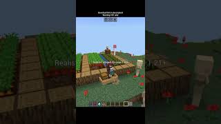 Realistic villagers mod for mcpe minecraft shorts [upl. by Wesa]