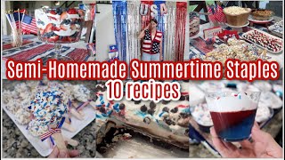 10 SemiHomemade Summertime Sides Fun Festive Recipes for Summer And Party Details [upl. by Wallinga]