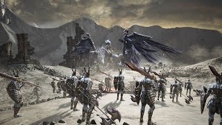 Soul of Cinder amp Black Knights VS Nameless King amp SerpentMen [upl. by Estrin]