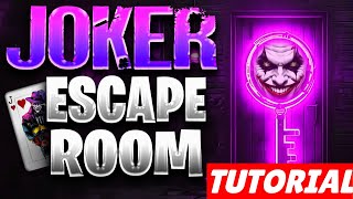 JOKER ESCAPE ROOM🃏 620044972935 Walkthrough Fortnite Creative UEFN [upl. by Avin931]