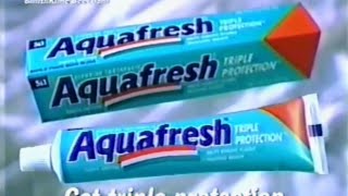 Aquafresh Triple Protection toothpaste 30s  Philippines 19981999 [upl. by Haakon]