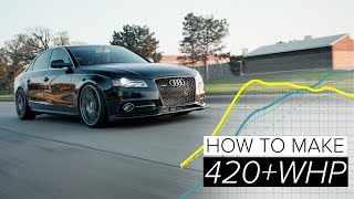 Everything You Need to Make 500hp in a B8 Audi A4 [upl. by Nilra]