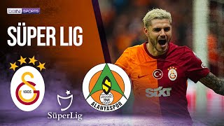 Galatasaray vs Alanyaspor  SÜPER LIG HIGHLIGHTS  11252023  beIN SPORTS USA [upl. by Lleral986]