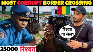 We Faced Extreme Corruption At This Border Crossing 🇬🇼🇬🇳 [upl. by Edlitam]