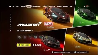 MCLAREN BUNDLE  2800 VBUCKS FORTNITE CHAPTER 5 SEASON 4 [upl. by Eissoj393]