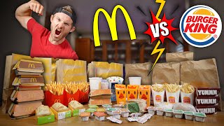 CLASH OF THE CALORIES MCDONALDS VS BURGER KING [upl. by Moran74]