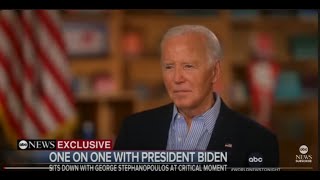 Infantry Officer reacts to President Bidens one on one Exclusive Interview [upl. by Akelahs]