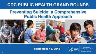 Preventing Suicide A Comprehensive Public Health Approach [upl. by Anidal]