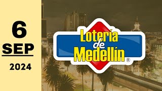 Resultado Lotería de Medellín del 06 de septiembre de 2024 [upl. by Carrew]