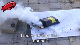 Lipo Bag Tests  Round 1 [upl. by Sasnak]