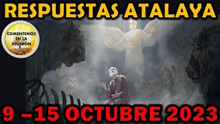 ESTUDIO DE LA ATALAYA ♡ SEMANA DEL 06 AL 12 DE NOVIEMBRE ✅ COMENTARIOS Y RESPUESTAS [upl. by Anaira]