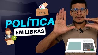 Aprenda sinais em Libras sobre POLÍTICA e use no seu dia a dia  Plínio Batista [upl. by Adnalay427]