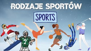 Rodzaje sportów po angielsku  SPORTS in English [upl. by Aehsal]