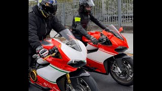 DUCATI 1199 Superleggera and Panigale R Driving Panigale R Tokyo after breaking up with friends [upl. by Aural]