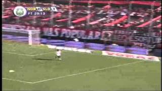 2009  Apertura  Fecha 19  Newells 0  2 San Lorenzo [upl. by Sirama]