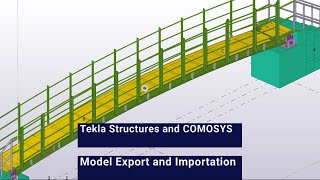 COMOSYS and Tekla Structures Model Export and Importation [upl. by Zalea]