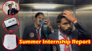 Summer Internship report submission in college  College vlogs  MBA [upl. by Shela]