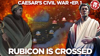 Caesars Civil War The War Begins 49BC DOCUMENTARY [upl. by Merle]