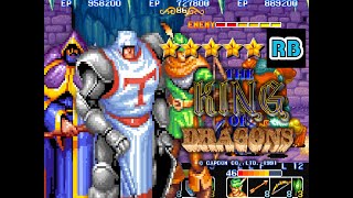 1991 60fps The King of Dragons 3Players Nomiss ALL [upl. by Nonnac]