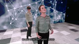 Demo The magic of AI neural TTS and holograms at Microsoft Inspire 2019 [upl. by Nnylrefinnej]