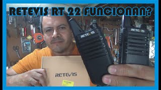 Radio walkietalkie retevis modelo RT22 Usos y características [upl. by Aivull]