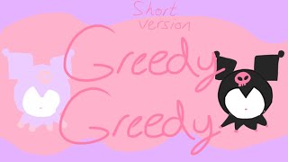 Kuromi  Greedy Greedy ft Kuromi Sanrio backstory A lil blood warning [upl. by Thorwald462]