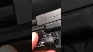 Install and remove TLR from Glock [upl. by Ranee]