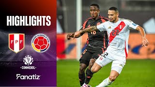 Perú 11 Colombia  Extended Game Highlights  World Cup Qualifiers 2026 [upl. by Juditha876]